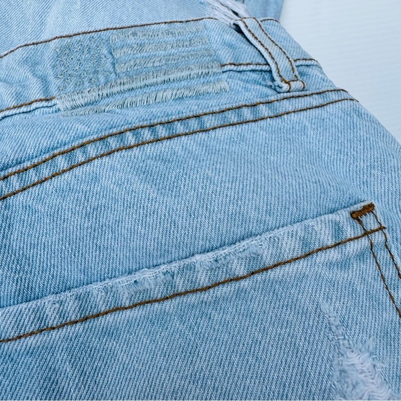 REVICE Light Blue Distressed Women Jeans - Picture 6 of 13